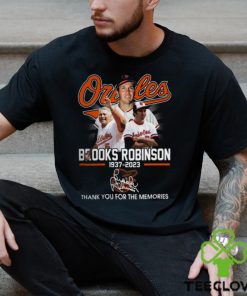 Mr. Oriole Brooks Robinson 1937 – 2023 Thank You For The Memories T Shirt