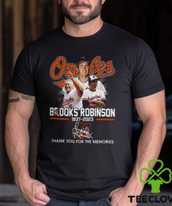 Mr. Oriole Brooks Robinson 1937 – 2023 Thank You For The Memories T Shirt