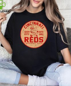 Mr. Red Cincinnati Reds baseball club Queen City Estd 1882 retro shirt