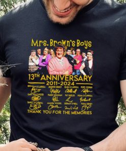 Mrs. Brown’s Boys 13th anniversary 2011 2024 thank you for the memories signatures hoodie, sweater, longsleeve, shirt v-neck, t-shirt