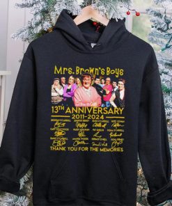 Mrs. Brown’s Boys 13th anniversary 2011 2024 thank you for the memories signatures hoodie, sweater, longsleeve, shirt v-neck, t-shirt