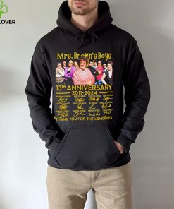 Mrs. Brown’s Boys 13th anniversary 2011 2024 thank you for the memories signatures hoodie, sweater, longsleeve, shirt v-neck, t-shirt