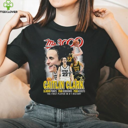 Ms3000 Caitlin Clark D 1 History T Shirt