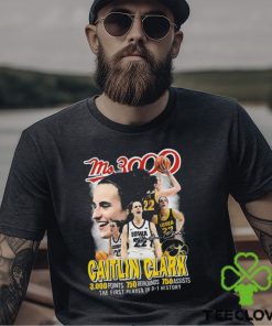 Ms3000 Caitlin Clark Iowa Hawkeyes The First Player In D 1 History T Shirt