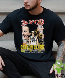 Ms3000 Caitlin Clark Iowa Hawkeyes The First Player In D 1 History T Shirt