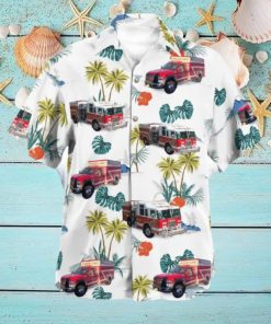 Mtn. Lakes Vol Fire Department Mountain Lakes New Jersey Hawaiian Shirt