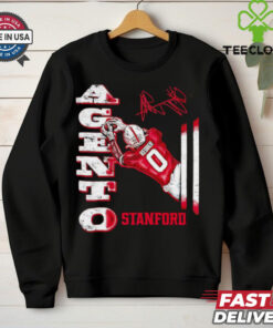 Mudia Reuben Stanford Cardinal comic signature shirt