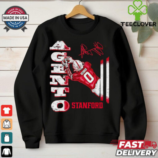 Mudia Reuben Stanford Cardinal comic signature shirt