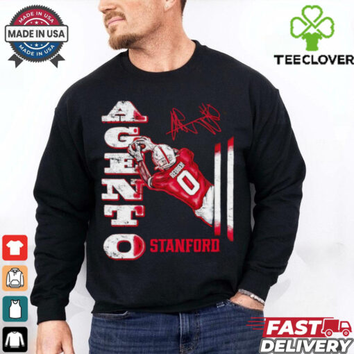 Mudia Reuben Stanford Cardinal comic signature shirt