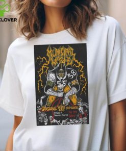 Municipal Waste May 19th 2024 Thunderbird Music Hall Pittsburgh PA Poster t shirt