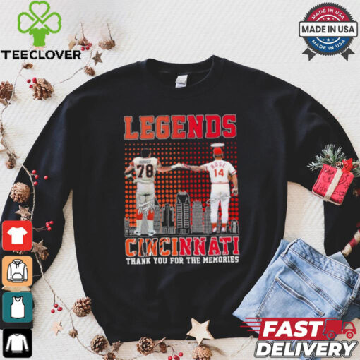 Munoz 78 X Rose 14 Signature Cincinnati Thank You For The Memories Shirt