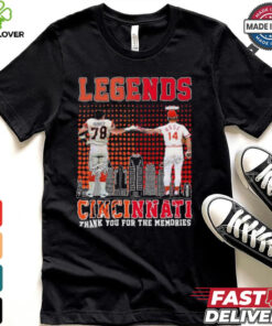 Munoz 78 X Rose 14 Signature Cincinnati Thank You For The Memories Shirt