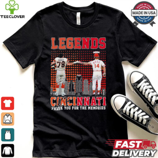 Munoz 78 X Rose 14 Signature Cincinnati Thank You For The Memories Shirt