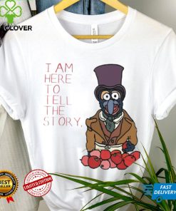 Muppet Christmas Carol Gonzo I am here to tell the story shirt