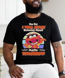 Muppet one day I will start behaving myself maybe tomorrow vintage hoodie, sweater, longsleeve, shirt v-neck, t-shirt