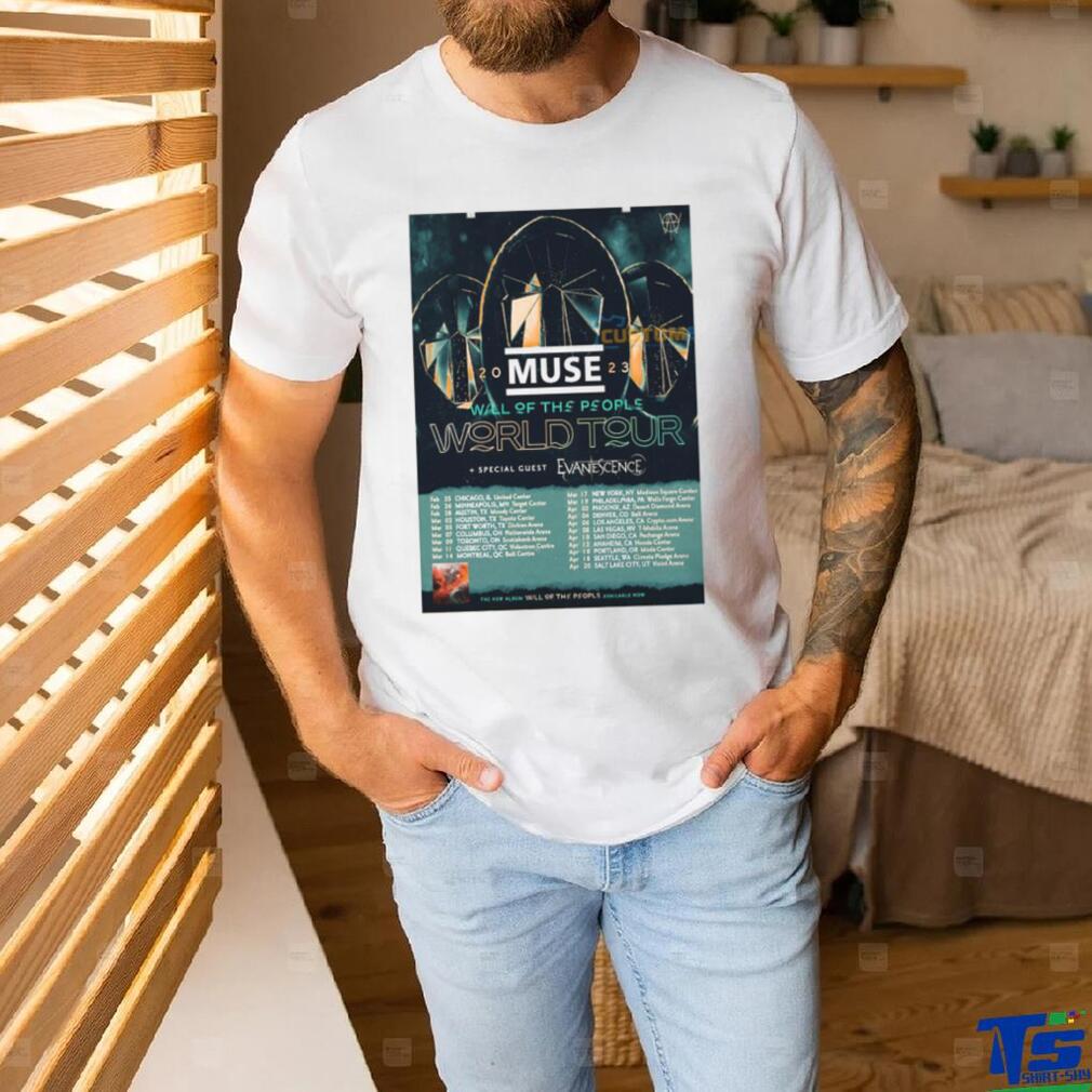 Muse World Tour 2023, Will Of The People New Album Poster Shirt Muse World Tour 2023, Will Of The People New Album Poster Shirt