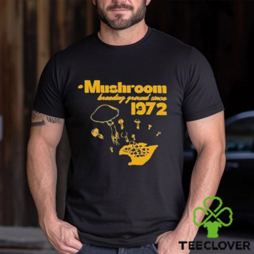 Mushroom 50th Anniversary Mushroom Breeding Ground Sine 1972 T hoodie, sweater, longsleeve, shirt v-neck, t-shirt