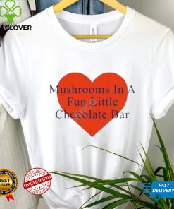 Mushrooms in a fun little chocolate bar t hoodie, sweater, longsleeve, shirt v-neck, t-shirt