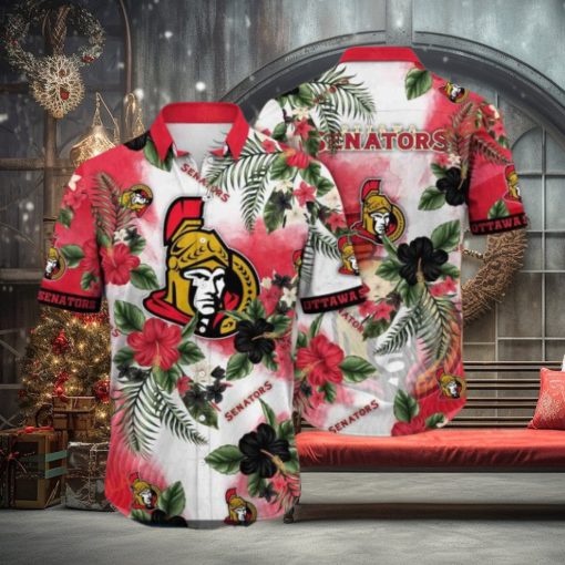 Music Festivals Time – Ottawa Senators NHL Hawaiian Aloha Shirt