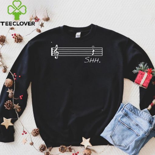 Music Shirt Shh Quarter Rest and Fermata Shirt