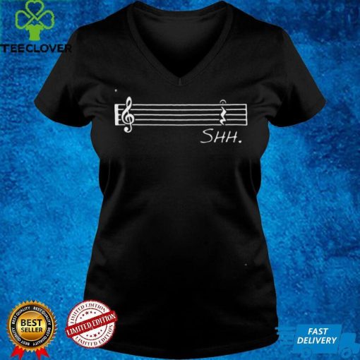 Music Shirt Shh Quarter Rest and Fermata Shirt