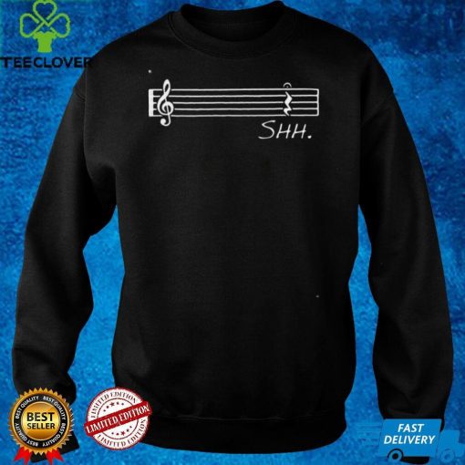 Music Shirt Shh Quarter Rest and Fermata Shirt