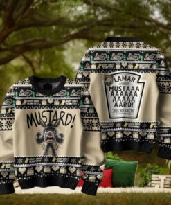 Mustard Army Black Knights For Fan Ugly Sweater