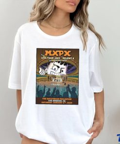 MxPx Los Angeles 24 less than jake relient k smoking popes shirt