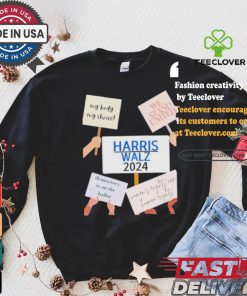 My Body My Choice We Stand United Harris Walz 2024 Democracy Is On The Ballot T shirt 2 My Body My Choice We Stand United Harris Walz 2024 Democracy Is On The Ballot T shirt