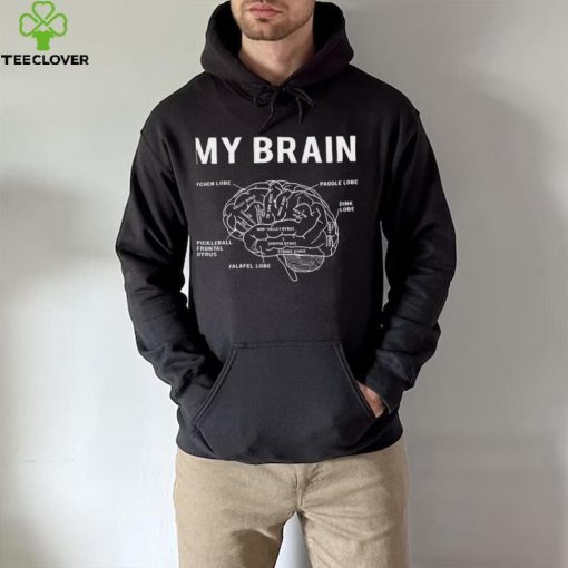 My Brain Funny Pickleball Shirt