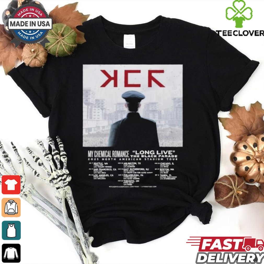 My Chemical Romance The Black Parade 2025 North American Stadium Tour T shirt My Chemical Romance The Black Parade 2025 North American Stadium Tour T shirt