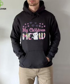 My Children Meow Pet Cat Novelty T Shirt