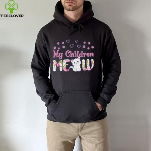 My Children Meow Pet Cat Novelty T Shirt