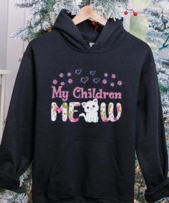 My Children Meow Pet Cat Novelty T Shirt