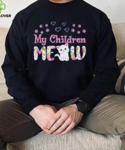 My Children Meow Pet Cat Novelty T Shirt