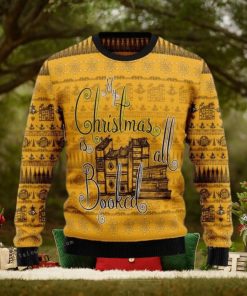 My Christmas Is All Booked Womens Ugly Sweater