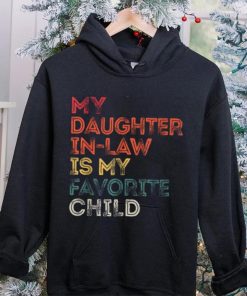 My Daughter In Law Is My Favorite Child Vintage Retro Father Short Sleeve T shirt