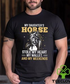 My Daughter's Horse Stole My Heart My Wallet Funny Horse Classic T Shirt