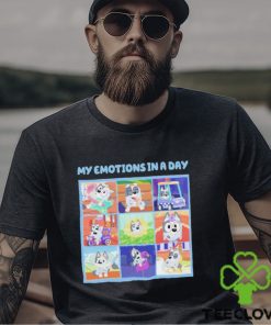 My Emotions In A Day Bluey Shirt