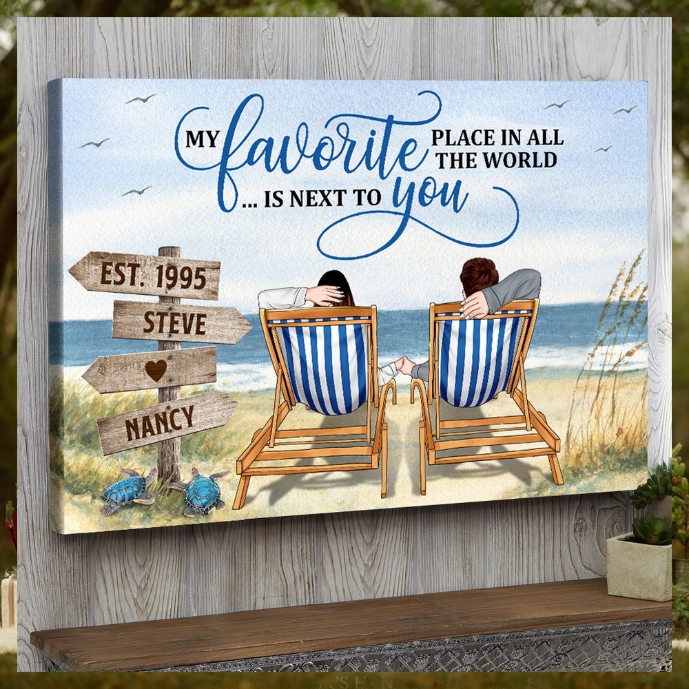 My Favorite Place Is Next To You TT Canvas Poster Gift For Couple My Favorite Place Is Next To You TT Canvas Poster Gift For Couple