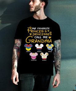 My Favorite Princes & Princesses Call Me Grandma Personalized Shirt