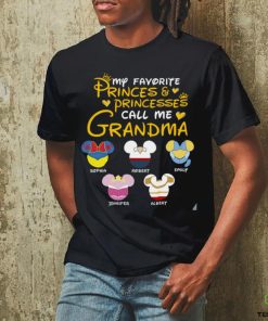 My Favorite Princes & Princesses Call Me Grandma Personalized Shirt