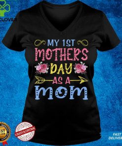 My First Mothers Day As A Mom Funny Mothers Day Cute T Shirt B09VXFWMPZ
