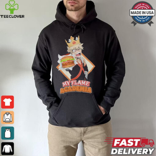 My Flame Academia Bakugo Burger King Shirt