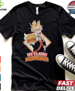 My Flame Academia Bakugo Burger King Shirt
