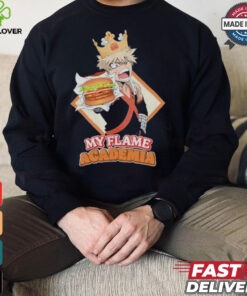 My Flame Academia Bakugo Burger King Shirt