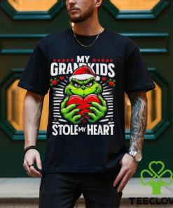 My Grandkids Stole My Heart Funny Christmas Vintage Shirt