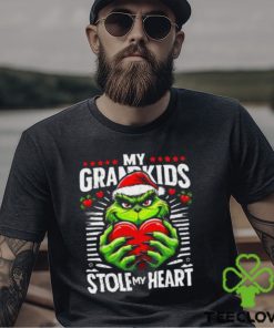 My Grandkids Stole My Heart Funny Christmas Vintage Shirt