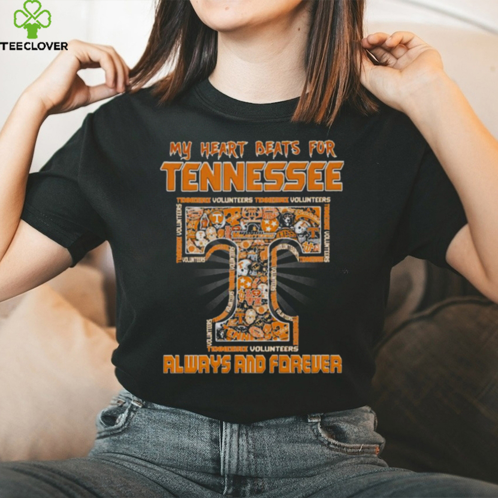 My Heart Beats For Tennessee Always And Forever T Shirt My Heart Beats For Tennessee Always And Forever T Shirt