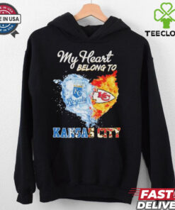 My Heart Belong To Kansas City Chiefs X Kansas City Royals Shirt 1 My Heart Belong To Kansas City Chiefs X Kansas City Royals Shirt
